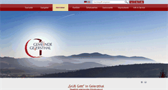 Desktop Screenshot of geiersthal.info